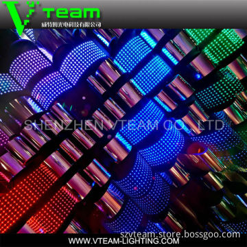 Transparent LED Video Screen for Ceiling and Wall Decorations